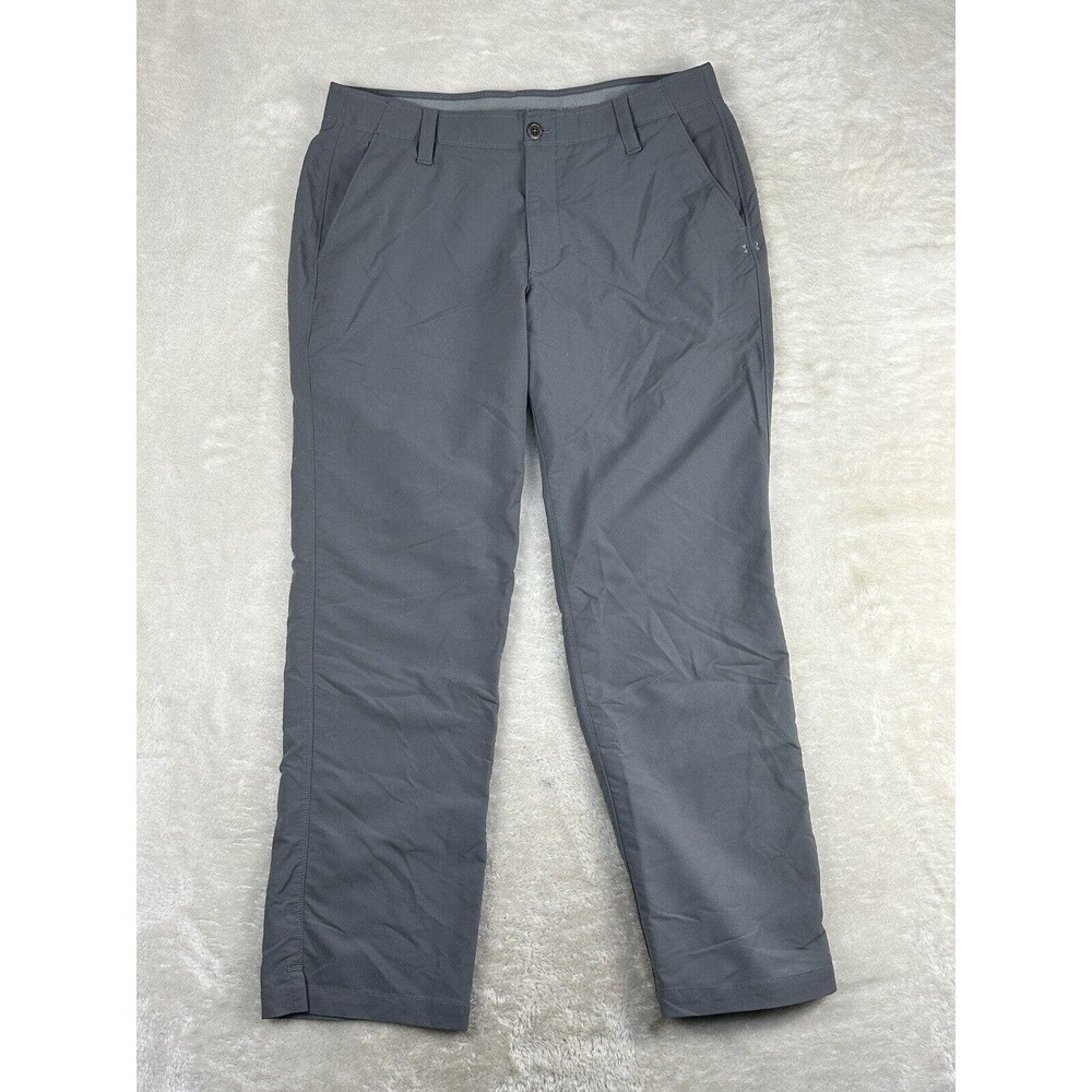 Under Armour Pants Mens 36x30 Gray Performance Golf Casual Adult Activewear